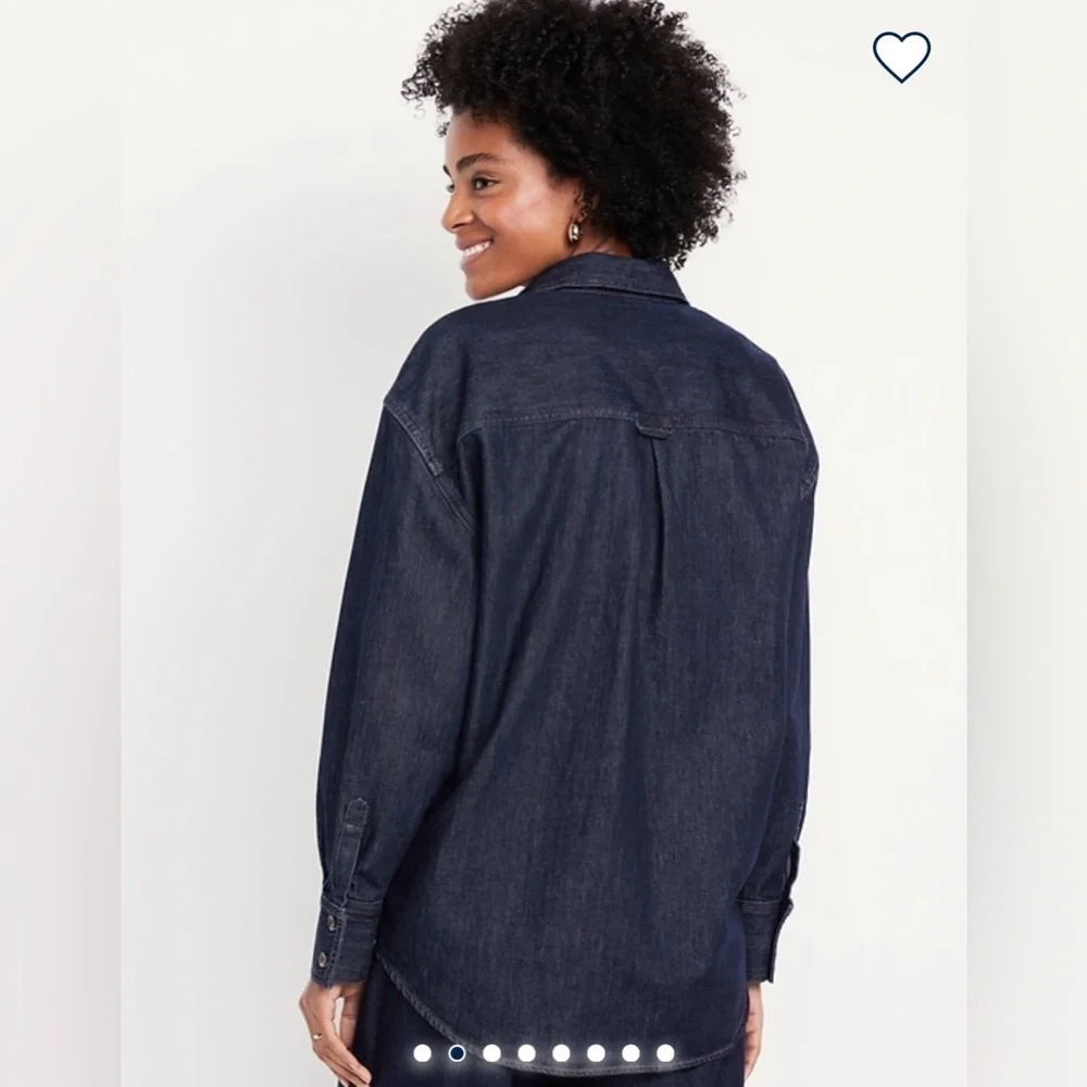 Old Navy Denim Top - Picture 2 of 6